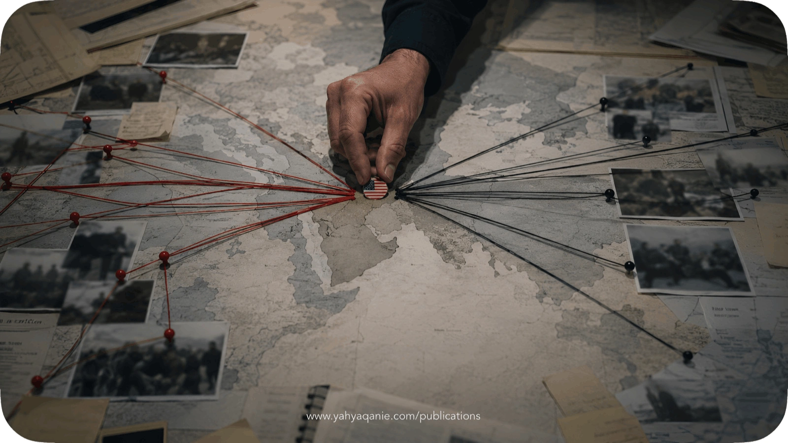 Counter-terrorism threat network map centered on Afghanistan